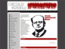 Tablet Screenshot of circolorossellimilano.org